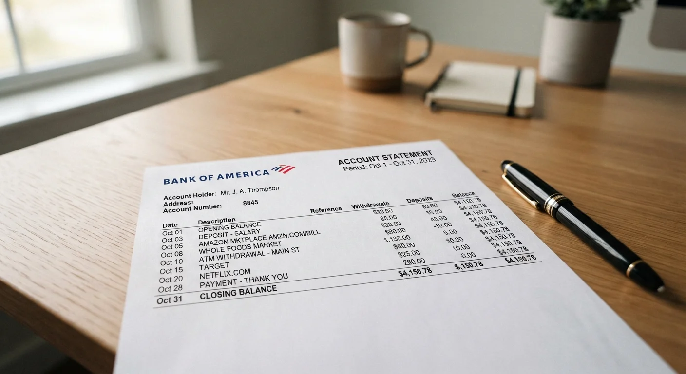 Reading a Bank Statement Without Missing Anything Important